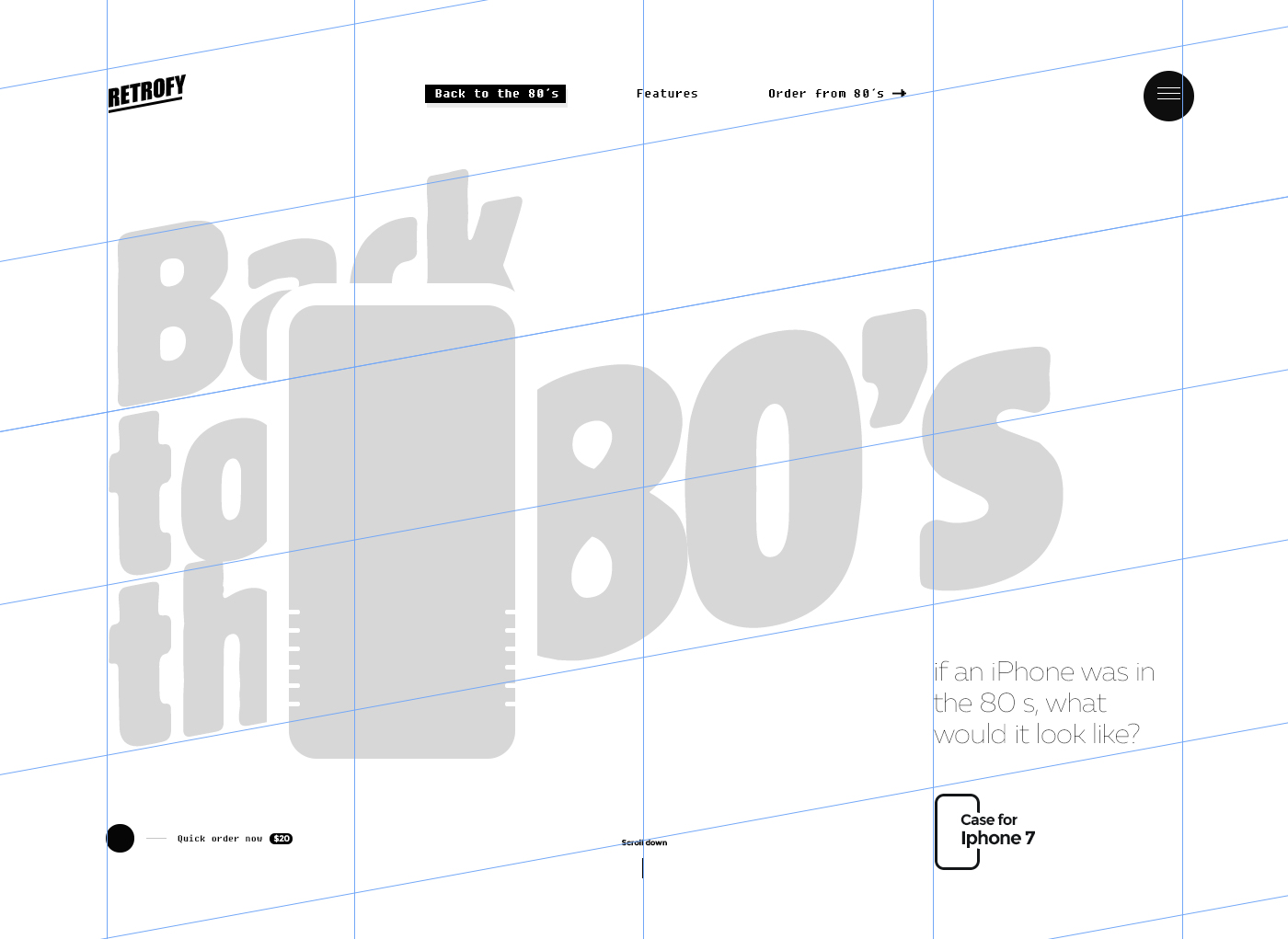 unique web grid,idea design